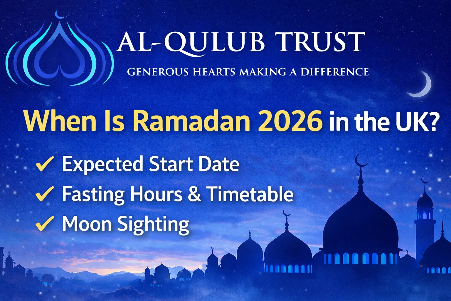 Ramadan 2026 UK: Dates, Moon Sighting, & Full Schedule Guide